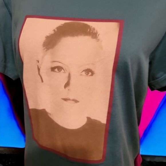 Dolce &Gabbana RARE Greta Garbo Tee Shirt Vintage 90's Size 48 US 38/M With COA - Picture 2 of 13